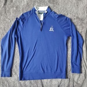 Fairway & Greene Signature Golf Royal Blue 1/4 Zip Men's Pullover, Size L